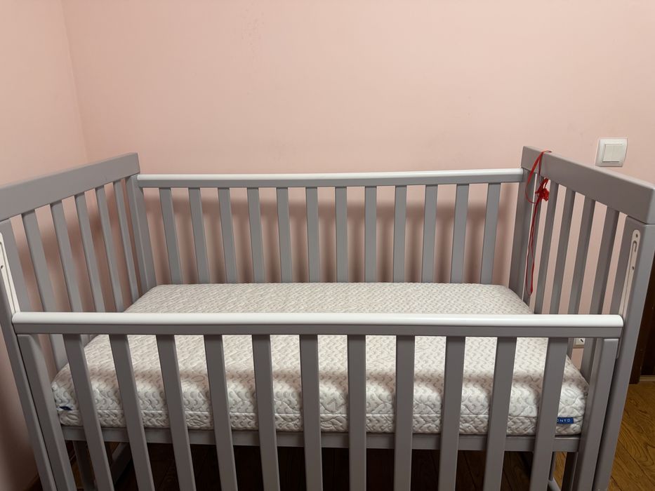 Ліжко дитяче з шухлядою та матрасом