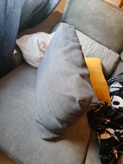 Almofada FRIHETEN cinza escuro