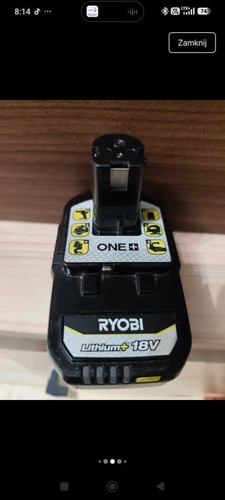 Akumulator ryobi 5ah 2szt