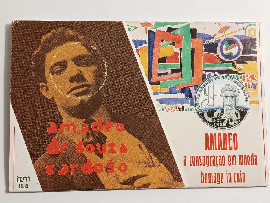 Moeda prata 925 de 100 escudos de 1987.