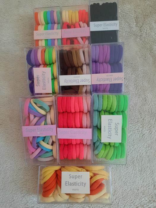 Zestaw gumek do włosów