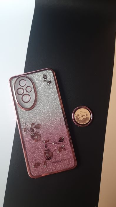 Etui YUEQIAN Glitter do Honor 200, ultracienkie
