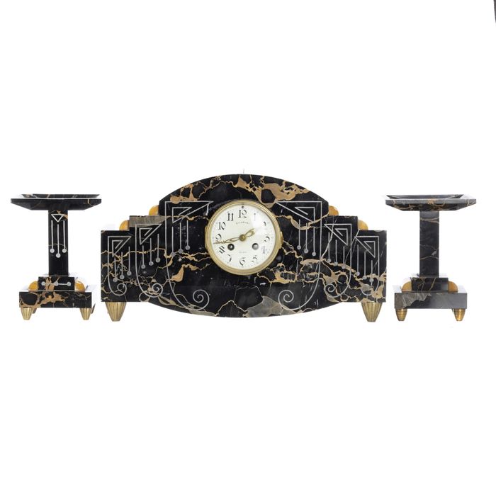 Relógios - Garniture Art Deco - Charvet Lyon