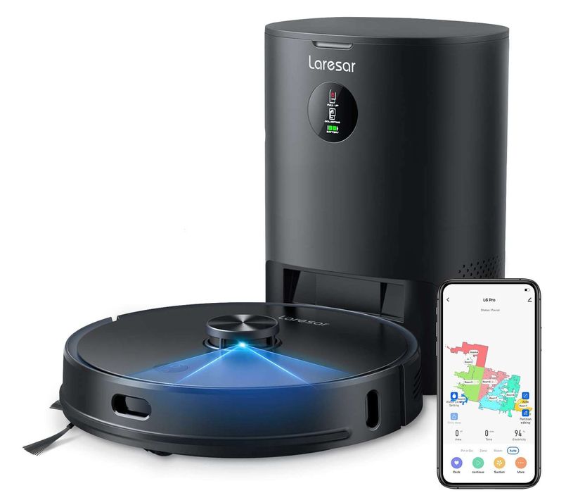 Robot sprzątający Laresar L6 Pro 3500Pa LiDAR Mop stacja 3,5L