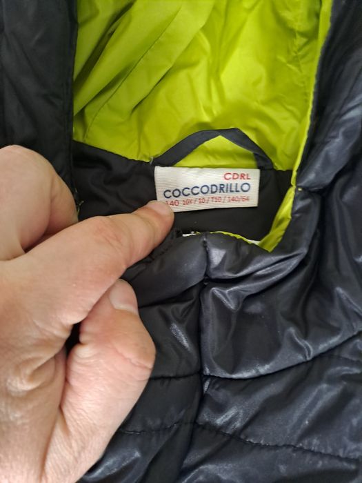 Śliczna zimowa kurtka coccodrillo r 140