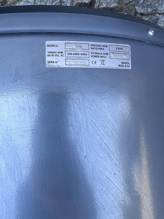 Cilindro termoacumulador 80 litros