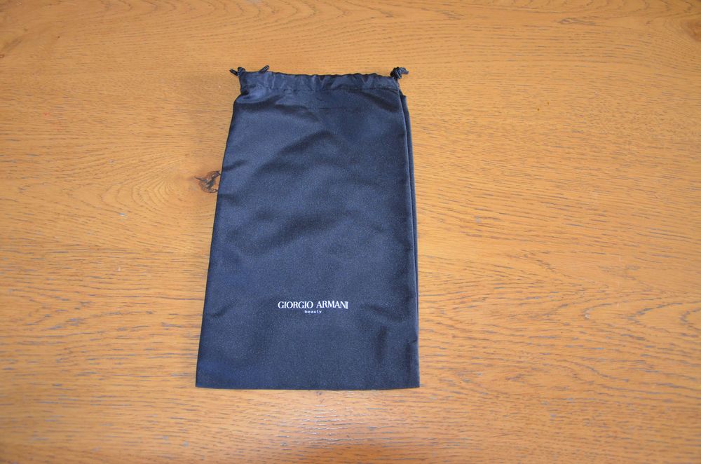 worek Giorgio Armani beauty czarny  29x17 cm
