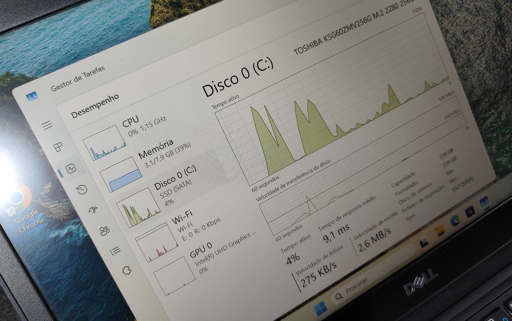 Portátil DELL Latitude 5490 14" i5 8Th 16GB RAM 256GB NVME