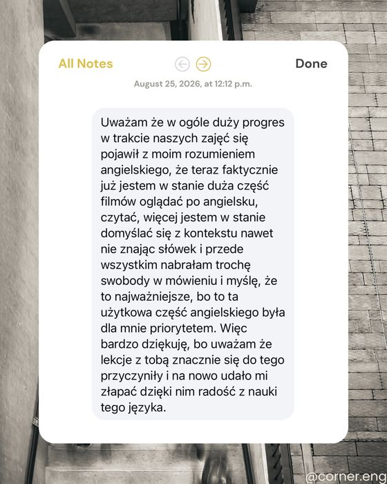 korepetycje zajęcia angielski online | corner.eng