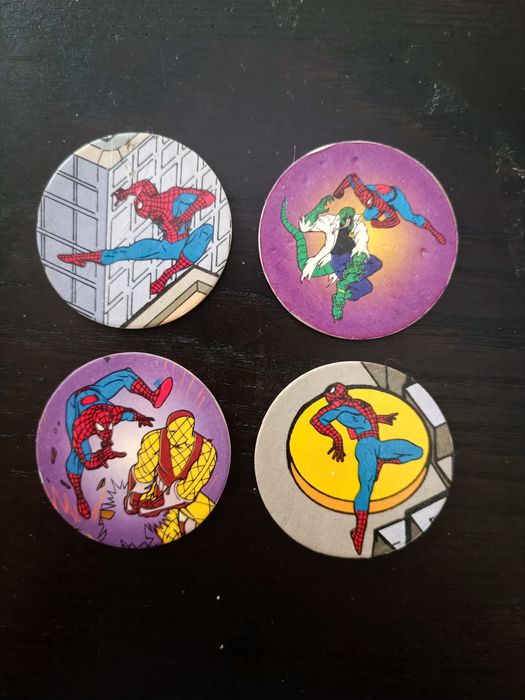 Tazos Spiderman bimbo