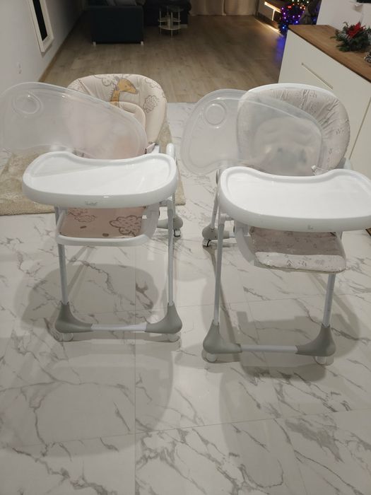 Smiki, śpiący miś,  krzesełko do karmienia