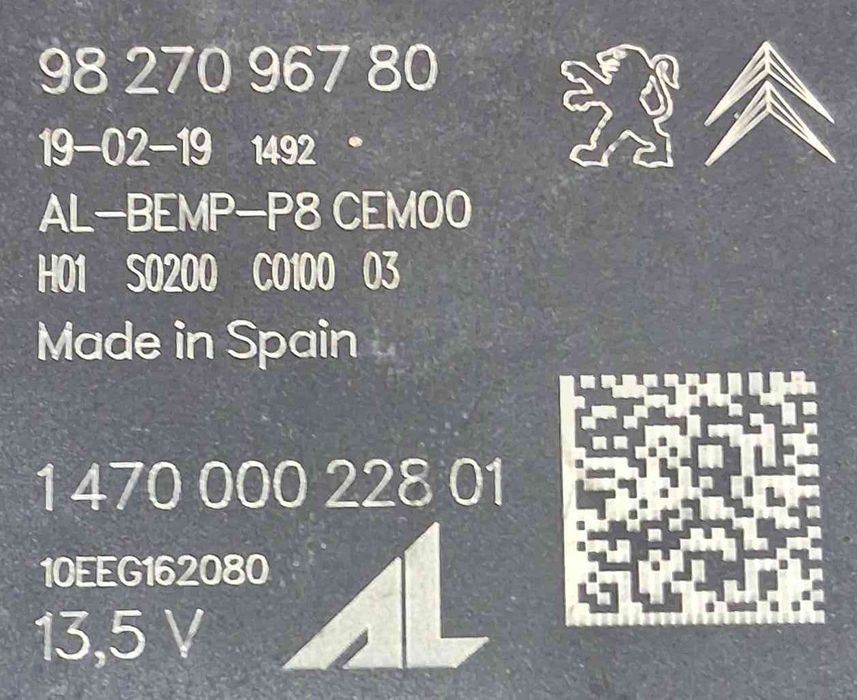 Centralina Luzes 9827096780 - PEUGEOT 3008 II SUV