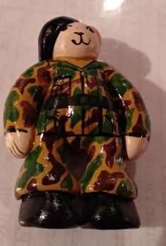 подарок десантник мишка военная форма берет фигурка керамика статуэтка