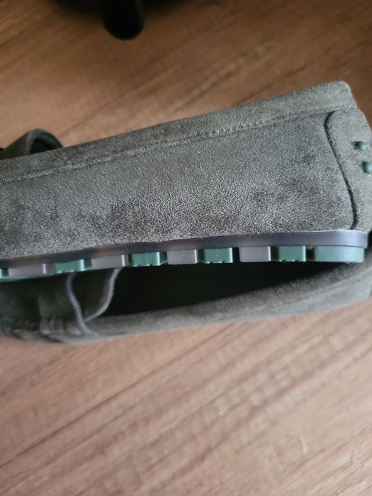 Mokasyny khaki damskie