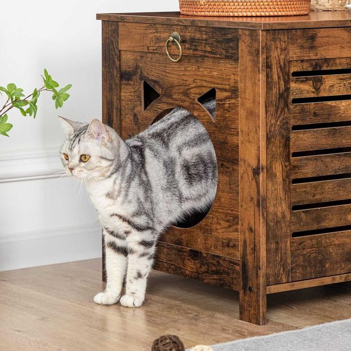 Casa de gato ou animais pequenos para cama ou /esconder caixa de areia