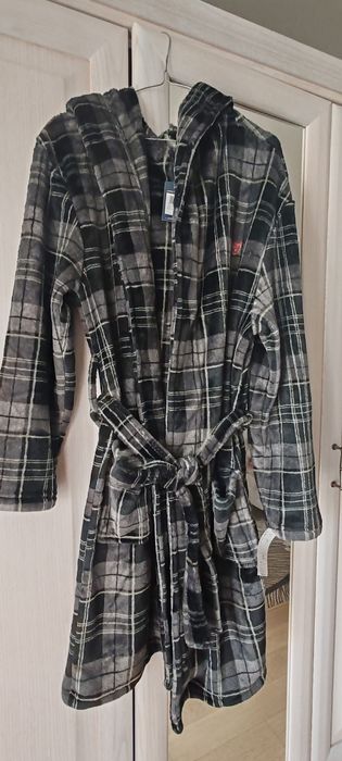 Халат чоловічий легкий, флісовий