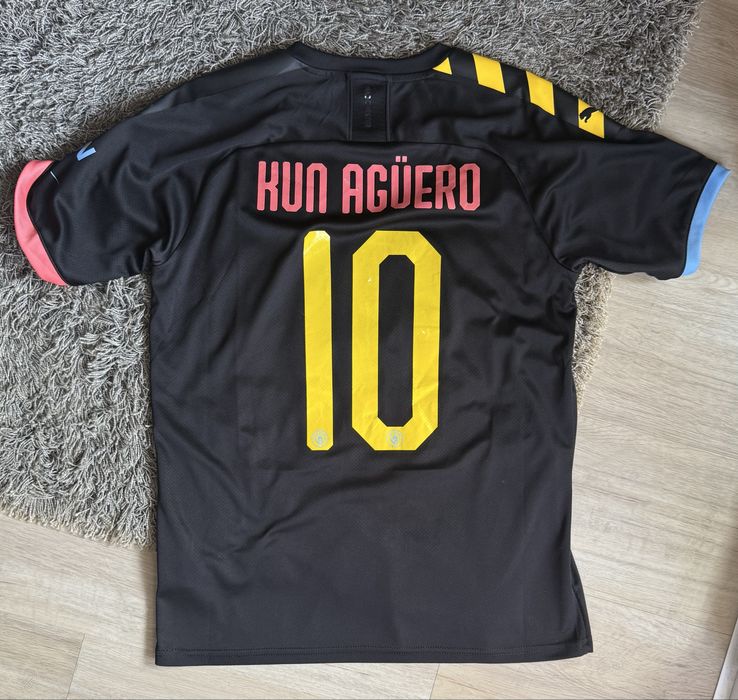 Camisola Manchester City 2019/20 Alternativa Preta – Agüero #10 – Final Carabao Cup