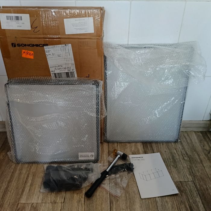 Вол'єр манеж 143 x 73 x 46 см Songmics LPC002W для маленьких тварин, прозорий