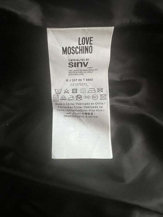 Пуховик Love Moschino оригінал чоловічий, жіночий