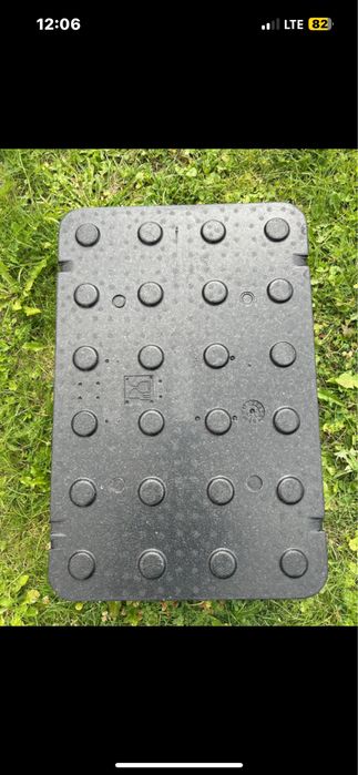 Styrobox czarny pojemnik termoizolacyjny