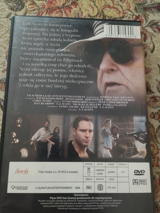 Dvd Dziedzictwo stan bdb