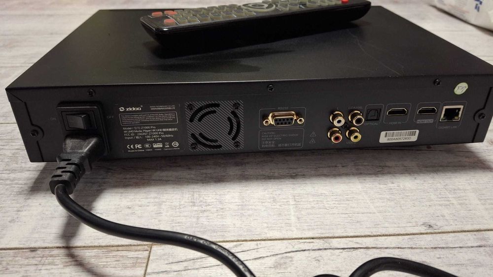 Zidoo Z1000 Pro 4k UHD Media Player