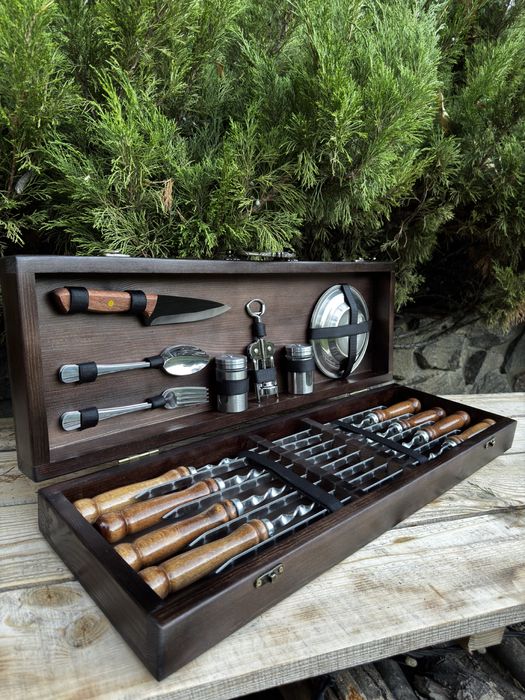 Шампура в кейсі,Набір Шампурів,Від Виробника