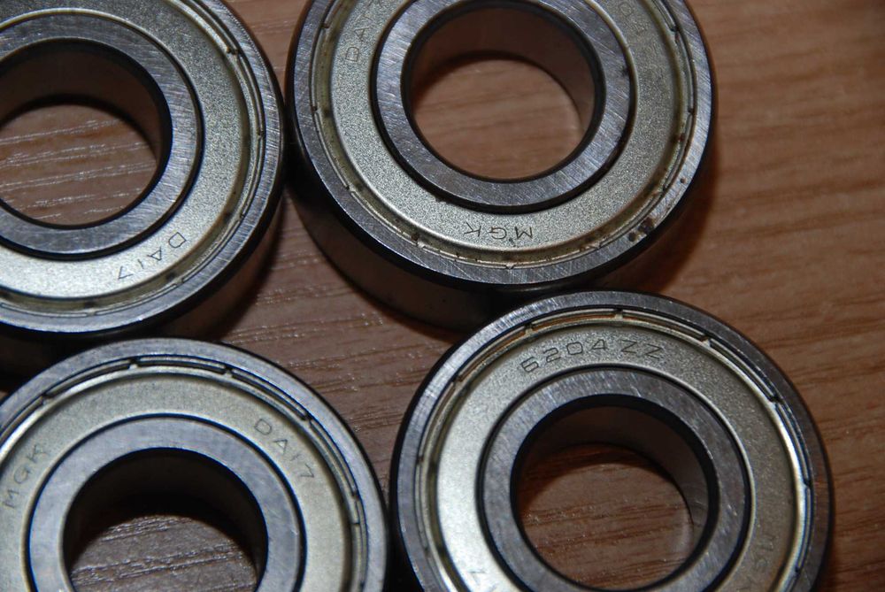 4 szt. łożyska kulkowe 6204zz