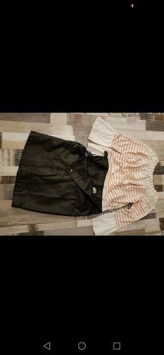 Spódnica skórzana damska