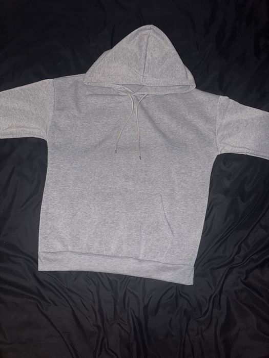 bluza szara zwykla basic hoodie drip moda