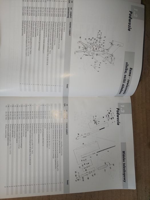 Instrukcja obsługi katalog czesci rama silnik mz etz 125/150