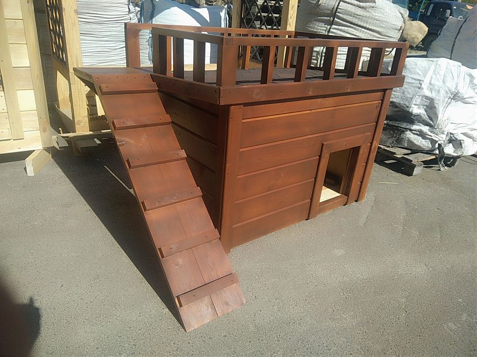 Дерев'яна будка. Собачі будки. Будка для собаки. Будка утепленна.