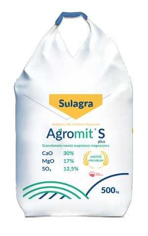 Agromit S, wapno siarka magnez, wapno z siarką i magnezem 500KG