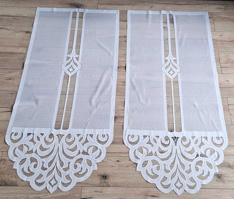 Firanka panel ażur 60x140 firana firany firanki x 2 na żabki