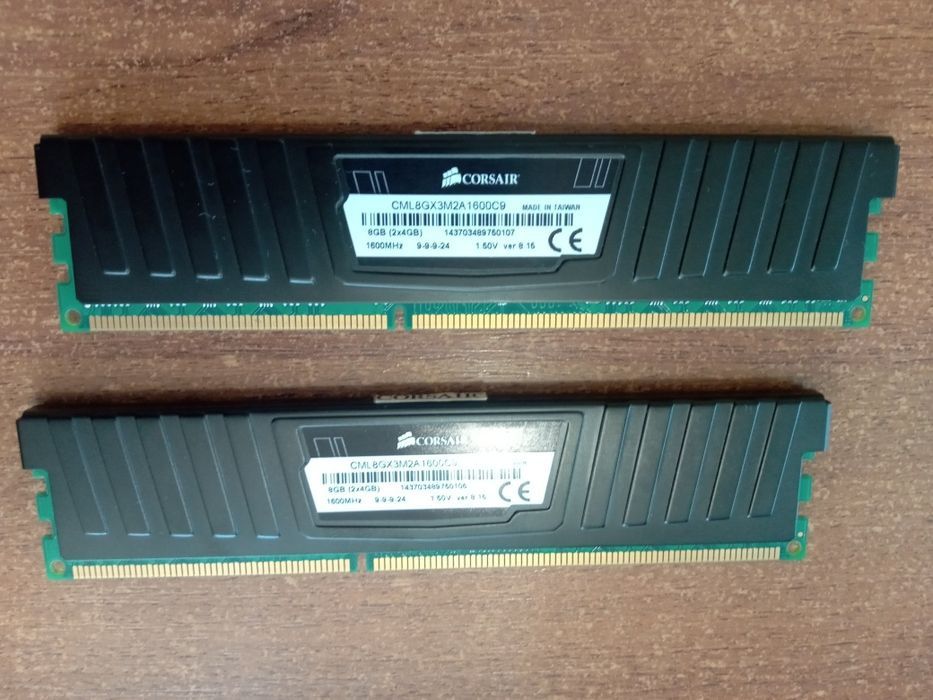 ІГРОВА пам'ять ДДР3 8 ГБ DDR3 8Gb (4гб+4gb) 1600 MHz з радіатором