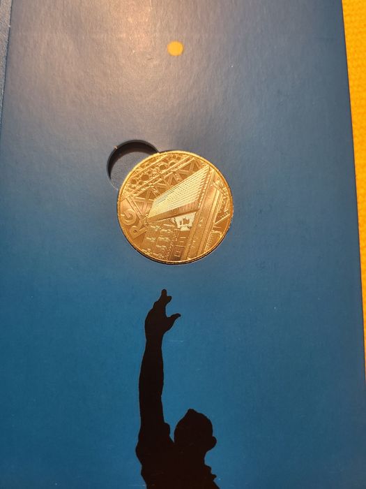 Roland Garros 2025 10€ prata coincard oficial Monnaie de Paris – UNC