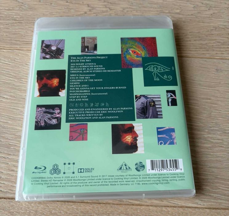 The Alan Parsons Project "Eye In The Sky" Blu-ray Audio, nowa w folii