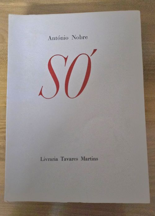 Livro de Poesia "Só" António Nobre - 11.ª Edição (1959)