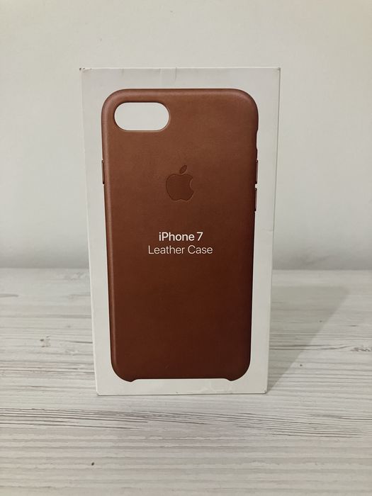 Чехол Leather Case Saddle Brown Iphone 7 8 Se 2020 2022