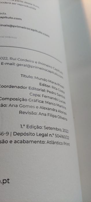 Mundo Maravilhoso - Rui Cordeiro (2022)