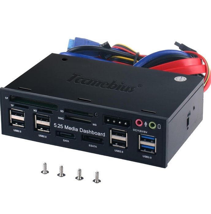 Tccmebius TCC- QL5E 5.25 Cala PC Wielofunkcyjne Dashboard Media