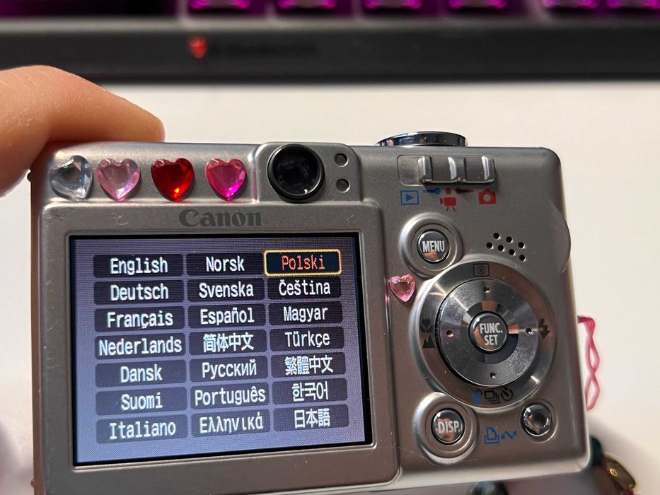 Canon IXUS 40 Aparat cyfrowy zestaw /digital camera retro cybershot