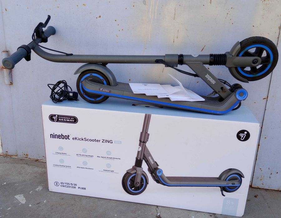 Електросамокат Ninebot eKickScooter Zing E10 — Стан Нового! Пробіг 5км