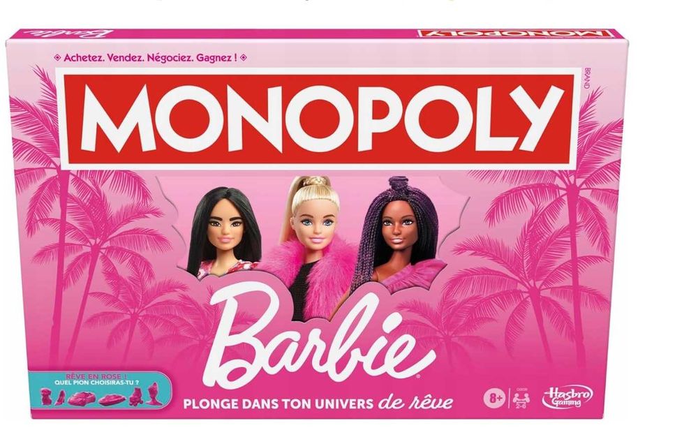 Gra planszowa HASBRO Monopoly Barbie