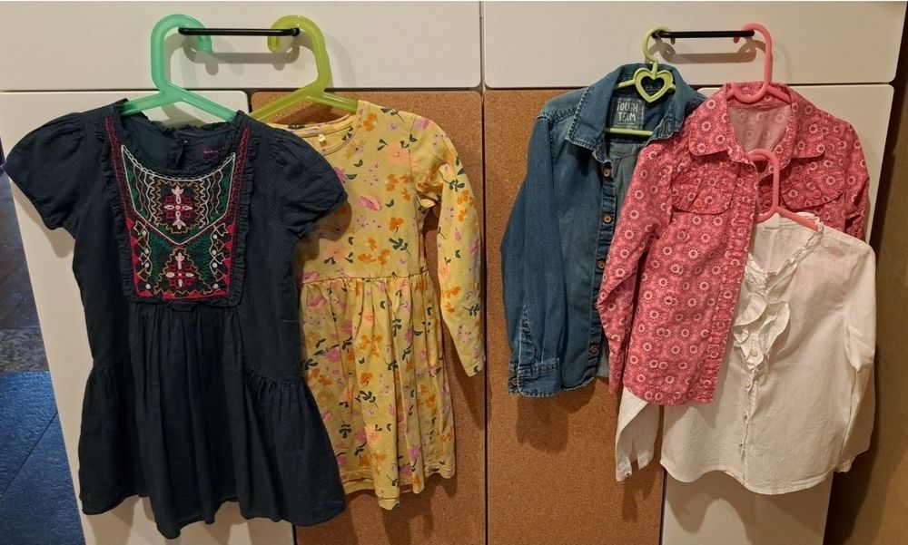 Paka ubrań dla dziewczynki h&m i inne