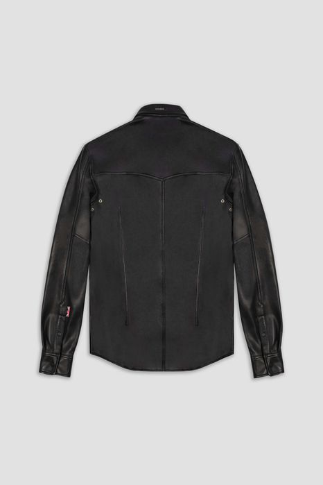 Boda Skins - Leather Shirt / Koszula Skórzana (Skóra Owcza) Biker - L
