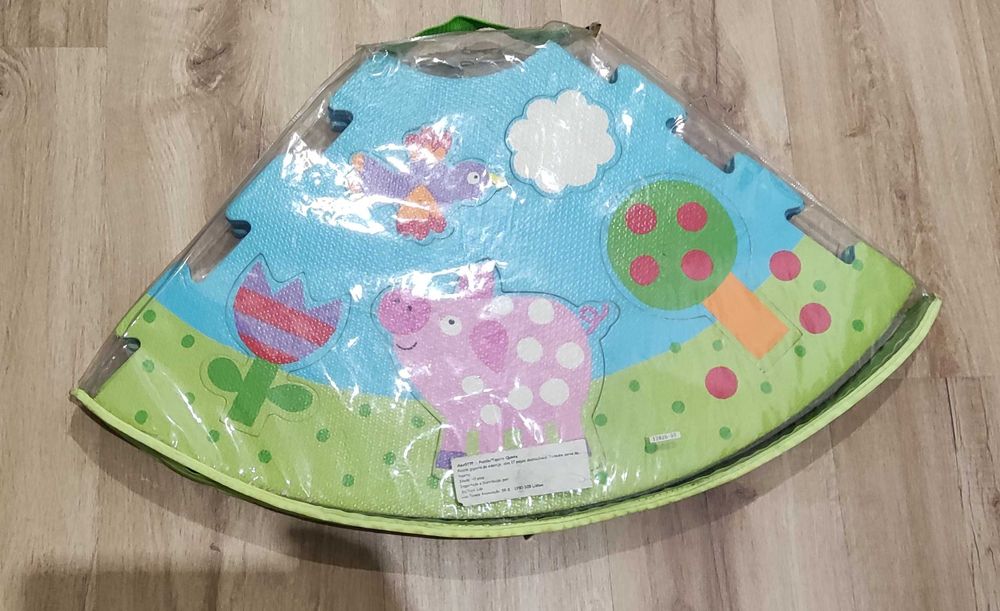 tapete puzzle de borracha para criança / bébé