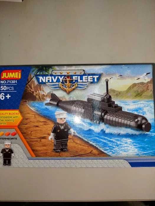 Jumei klocki lego NAVY FLEET 50 elem FLOTA MARYNARKI wojennej U TIGERA