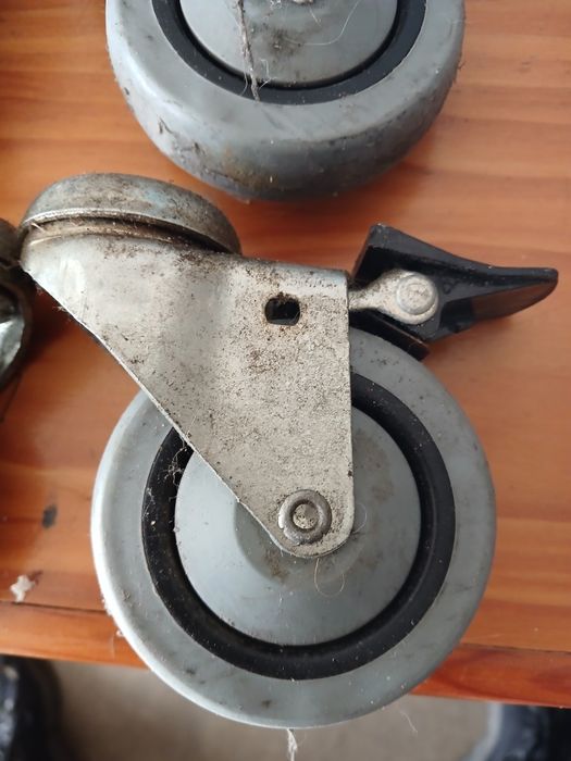 4 rodas para adaptar carrinho ou movel