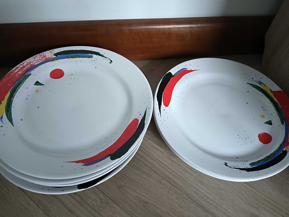 Talerz ceramiczny zestaw 6st obiadowy Tułowice